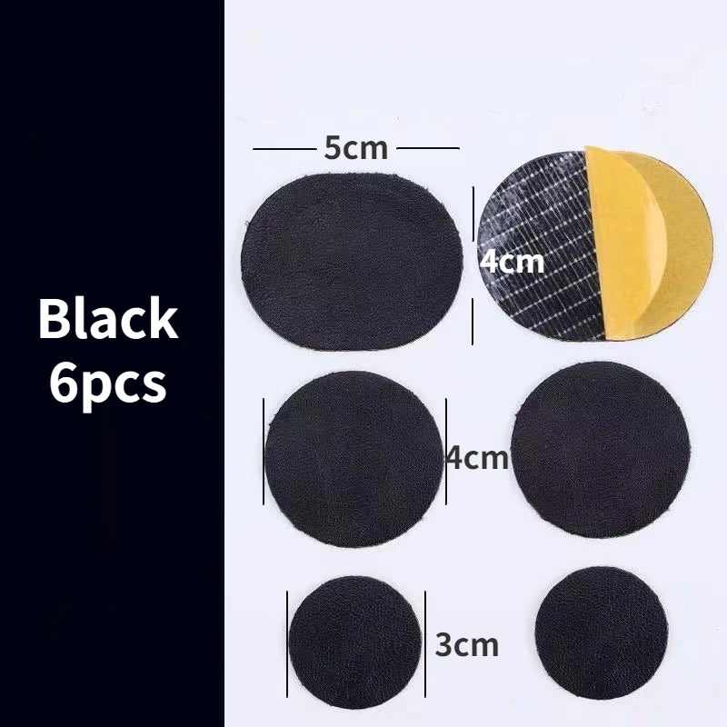 v6PCS Shoe Repair Patches – Self-Adhesive Suede Heel Protectors