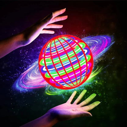 LED UFO Flying Ball – Spinning Floating Magic Orb Toy