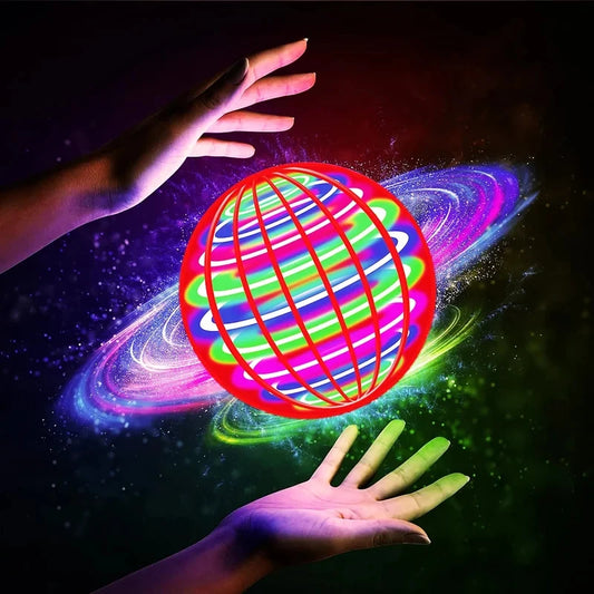 LED UFO Flying Ball – Spinning Floating Magic Orb Toy