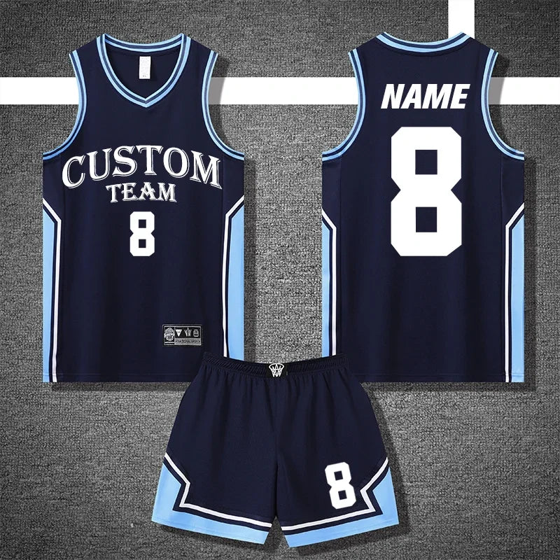 Custom Men's Basketball Jersey Set YW-S011