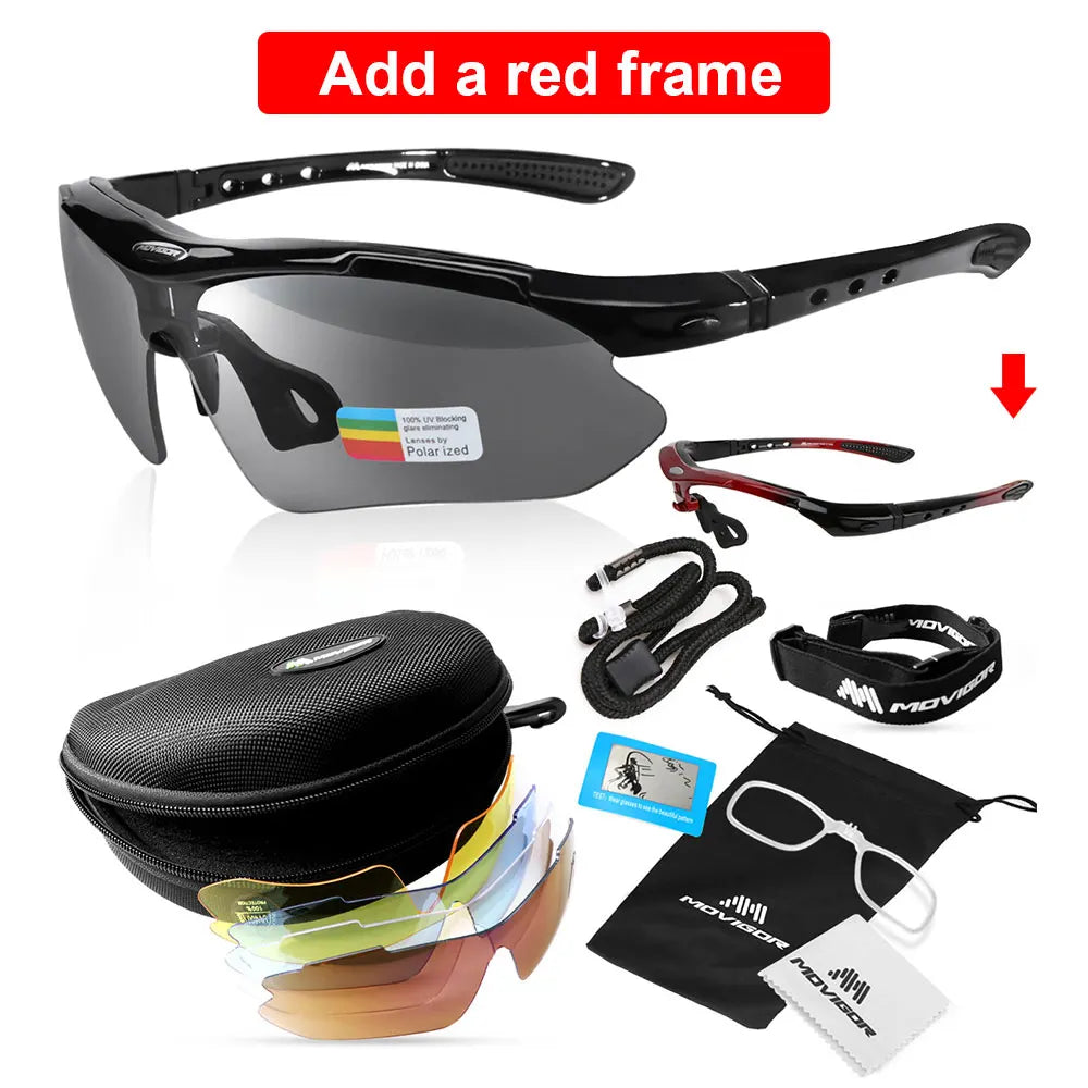 MOVIGOR 5-Lens Cycling Glasses