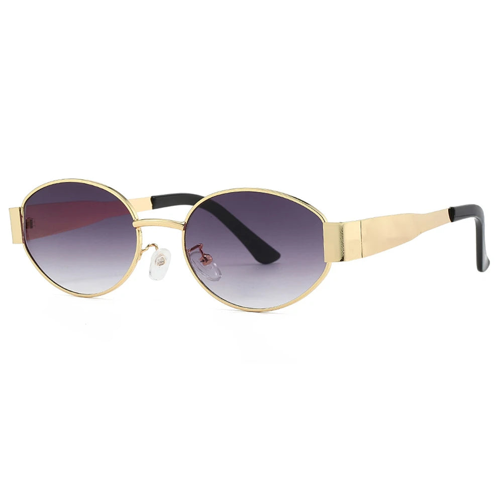 Classic Vintage Oval Sunglasses