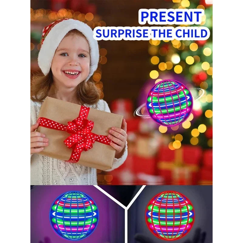 LED UFO Flying Ball – Spinning Floating Magic Orb Toy