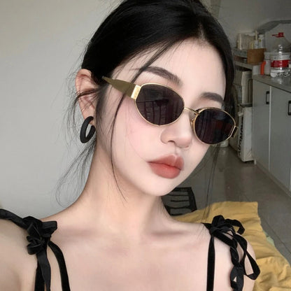 Classic Vintage Oval Sunglasses