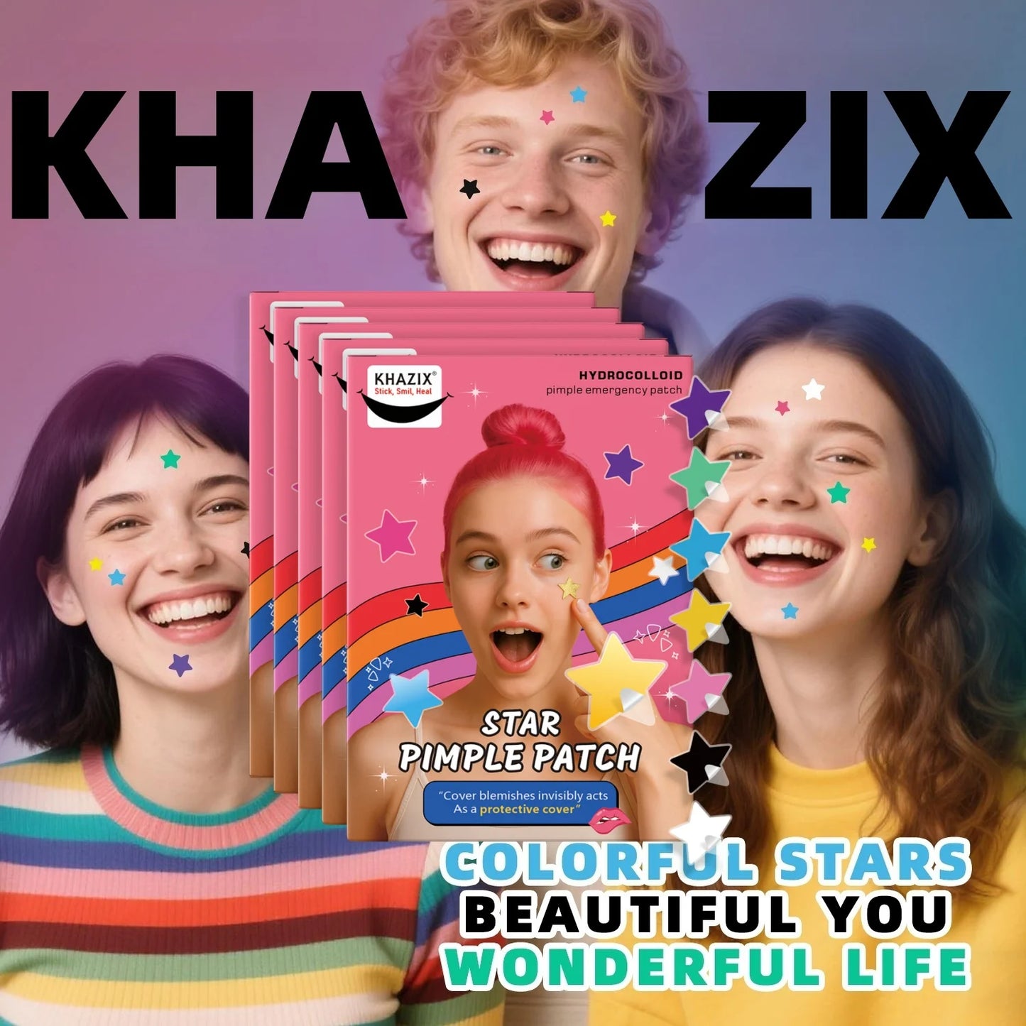 40PCS Star Acne Patches – Ultra-Thin Pimple & Spot Cover
