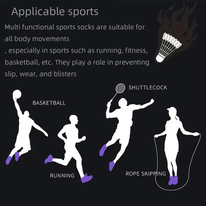 Anti-Slip Sports Socks – Breathable Soccer & Basketball Socks (38–44)
