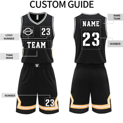 Custom Men's Basketball Jersey Set YW-S011
