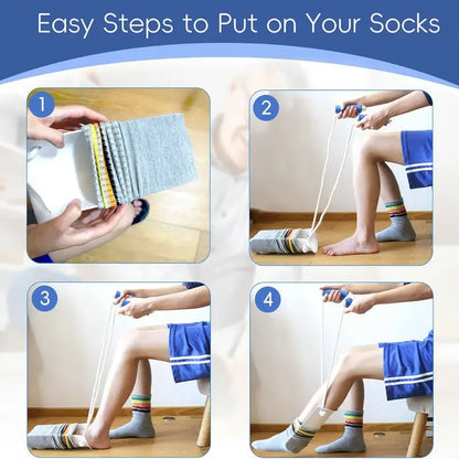 Sock Aid Tool – Easy On & Off Stocking Helper