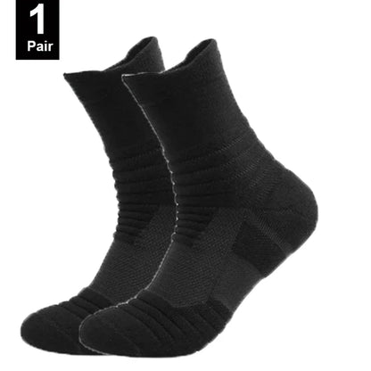 Anti-Slip Sports Socks – Breathable Soccer & Basketball Socks (38–44)
