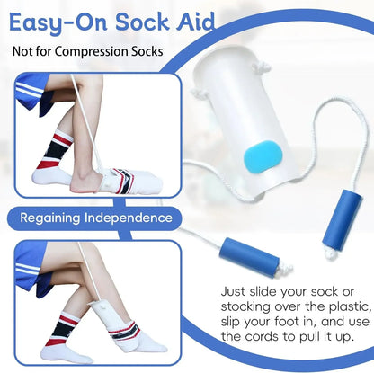 Sock Aid Tool – Easy On & Off Stocking Helper