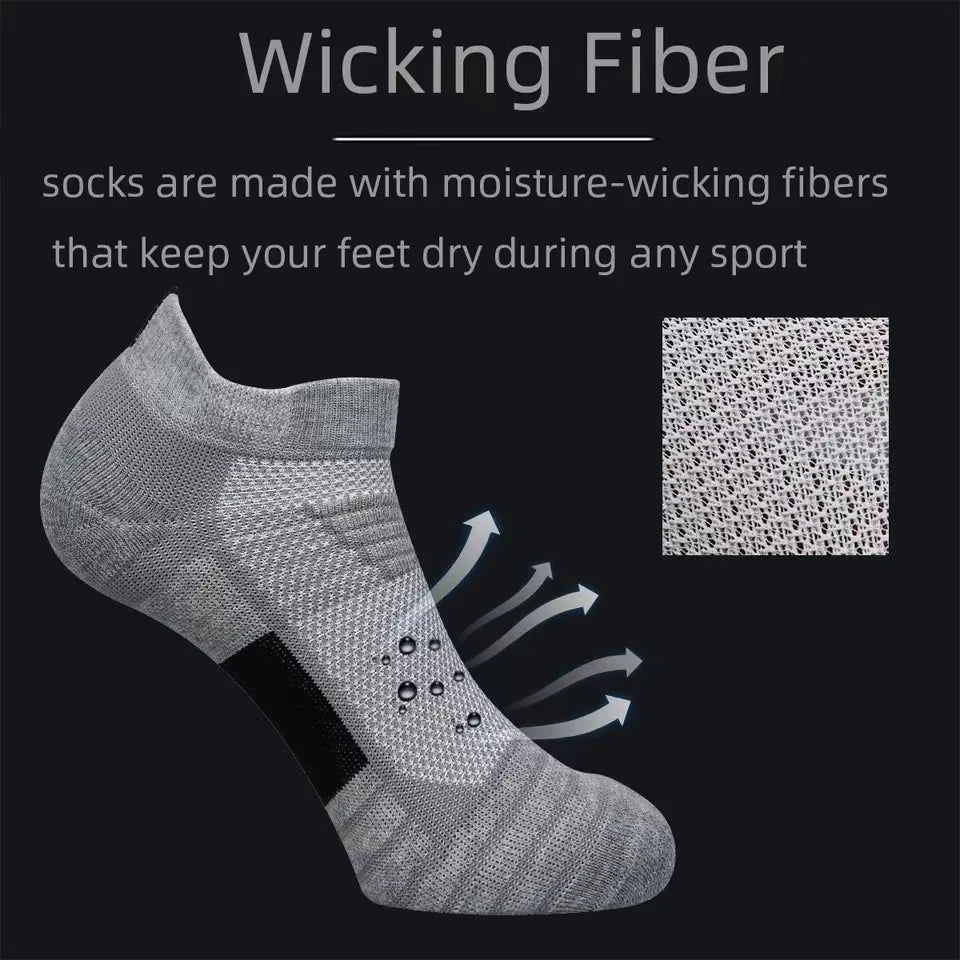 Anti-Slip Sports Socks – Breathable Soccer & Basketball Socks (38–44)