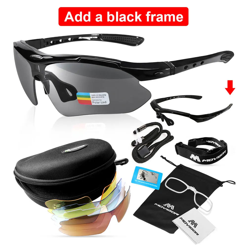 MOVIGOR 5-Lens Cycling Glasses