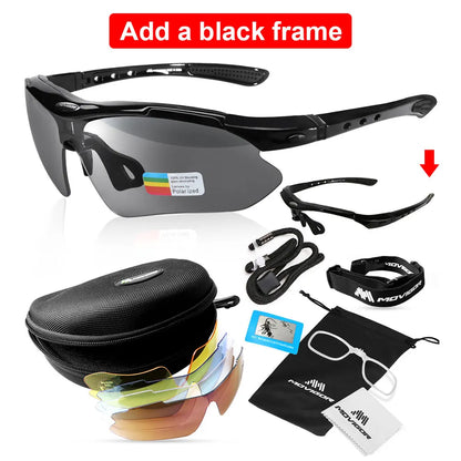 MOVIGOR 5-Lens Cycling Glasses
