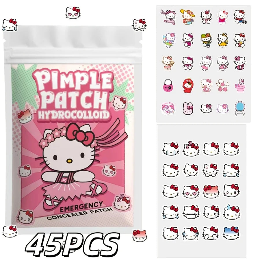 Sanrio Hello Kitty Hydrocolloid Acne Patches – 45/135PCS