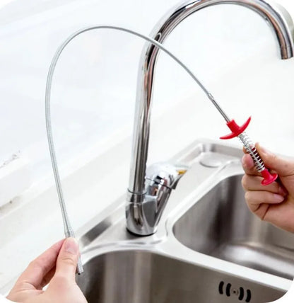 4-Claw Drain Cleaning Tool – Telescopic Pipe & Sewer Plunger