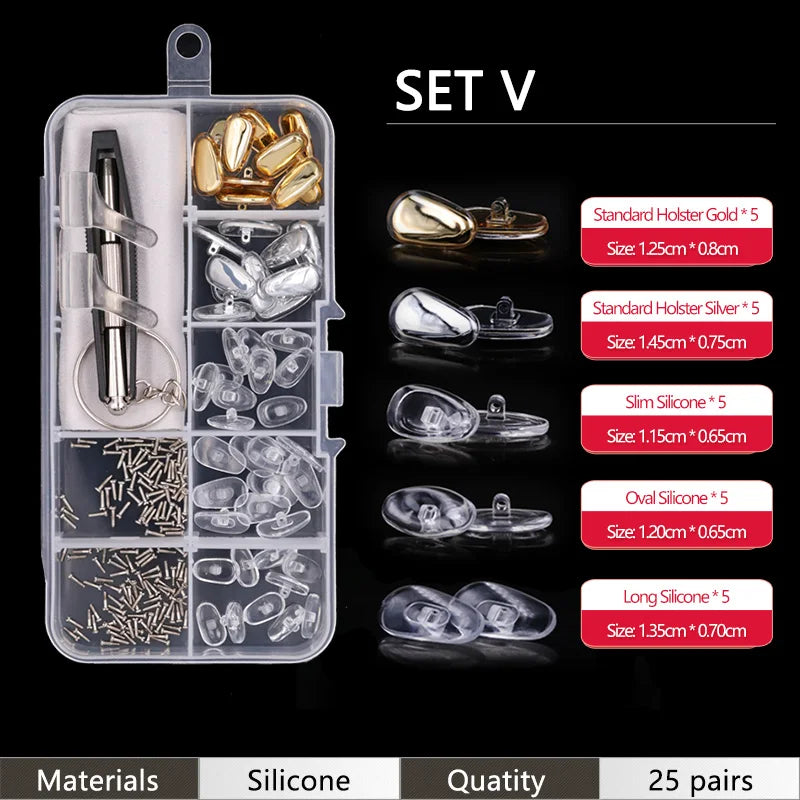 COLOUR_MAX Silicone Nose Pads Kit