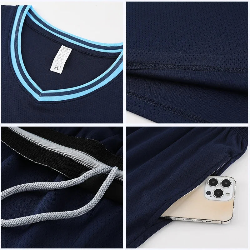 Custom Men's Basketball Jersey Set YW-S011