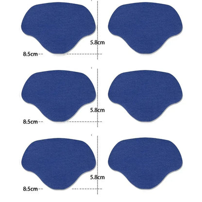 v6PCS Shoe Repair Patches – Self-Adhesive Suede Heel Protectors
