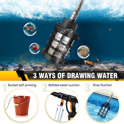Cordless Portable Pressure Washer – 6-in-1 Nozzle