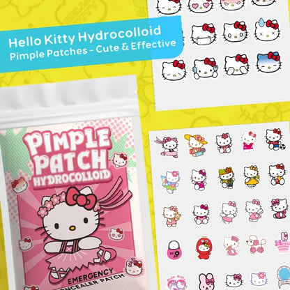 Sanrio Hello Kitty Hydrocolloid Acne Patches – 45/135PCS