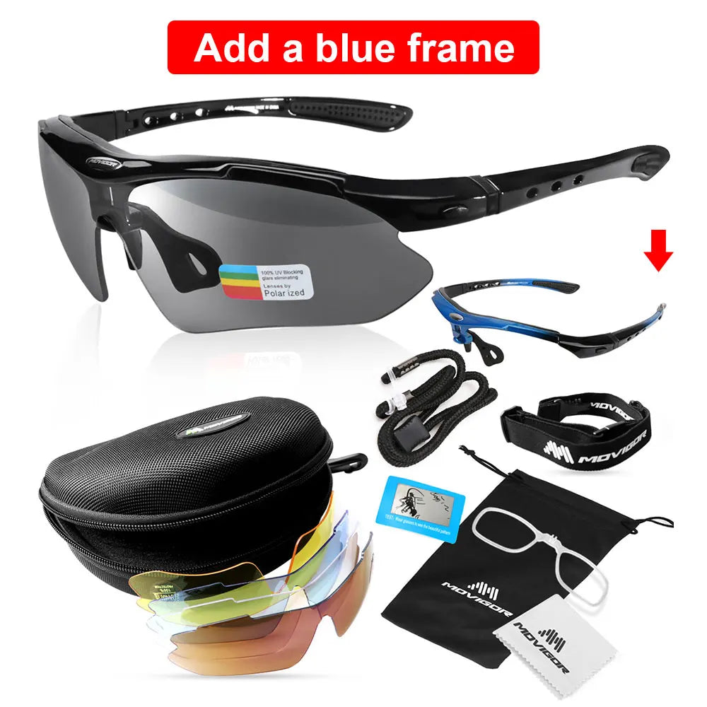 MOVIGOR 5-Lens Cycling Glasses