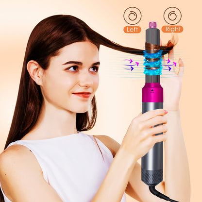 5-in-1 Electric Hot Comb & Hair Curling Iron Set