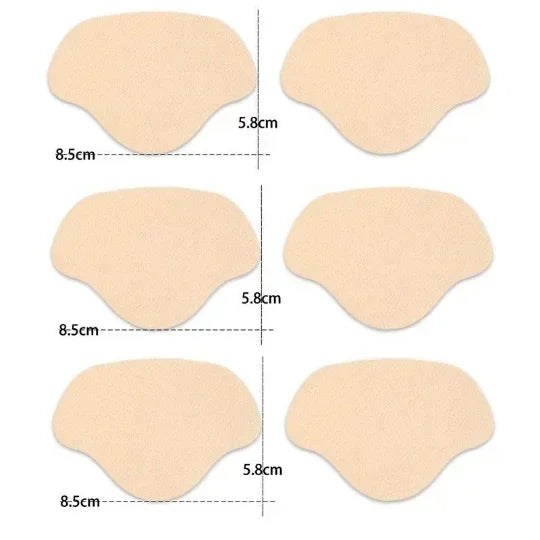 v6PCS Shoe Repair Patches – Self-Adhesive Suede Heel Protectors