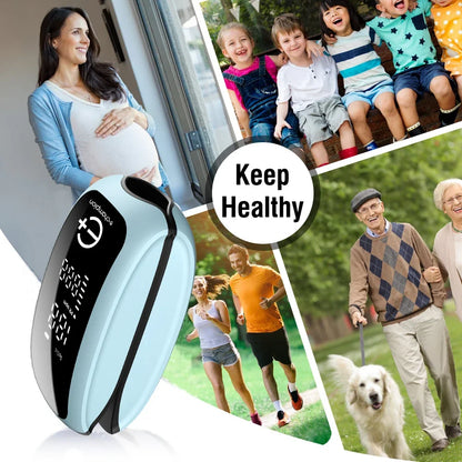 Rechargeable Fingertip Pulse Oximeter – Digital LED Oxygen Monitor